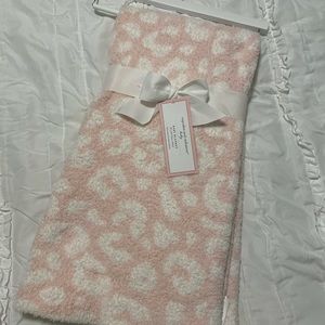 Cupcakes & Cashmere baby blanket pink cheetah